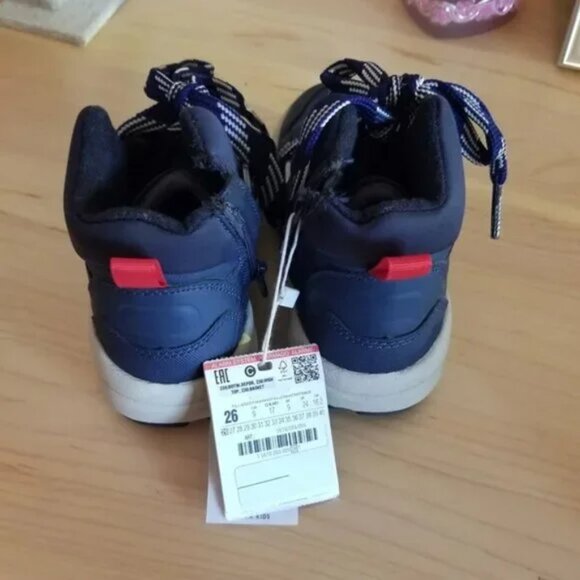 Nwt little boy hightop boots lightweight say size 9 runs small - Picture 4 of 8